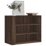 Armario de pared madera de ingeniería marrón roble 75x35x60 cm de , Estantes y estanterías - Ref: Foro24-848422, Precio: 62,9...