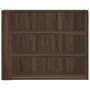 Armario de pared madera de ingeniería marrón roble 75x35x60 cm de , Estantes y estanterías - Ref: Foro24-848422, Precio: 62,9...