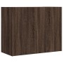 Armario de pared madera de ingeniería marrón roble 75x35x60 cm de , Estantes y estanterías - Ref: Foro24-848422, Precio: 62,9...