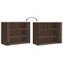 Armario de pared madera de ingeniería marrón roble 75x35x60 cm de , Estantes y estanterías - Ref: Foro24-848422, Precio: 62,9...