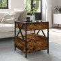 Mesa de centro con Infinity LED roble ahumado 40x40x51 cm de , Mesas de centro - Ref: Foro24-847719, Precio: 76,71 €, Descuen...