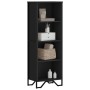 Estantería de madera de ingeniería negra 50x31x137,5 cm de , Librerías y estanterías - Ref: Foro24-848609, Precio: 62,24 €, D...