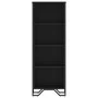 Estantería de madera de ingeniería negra 50x31x137,5 cm de , Librerías y estanterías - Ref: Foro24-848609, Precio: 61,47 €, D...