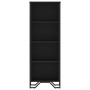 Estantería de madera de ingeniería negra 50x31x137,5 cm de , Librerías y estanterías - Ref: Foro24-848609, Precio: 62,24 €, D...