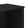 Estantería de madera de ingeniería negra 50x31x137,5 cm de , Librerías y estanterías - Ref: Foro24-848609, Precio: 61,47 €, D...