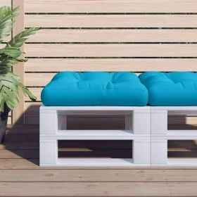 Cojín para sofá de palets tela azul claro 58x58x10 cm de , Cojines para sillas y sofás - Ref: Foro24-360904, Precio: 30,64 €,...