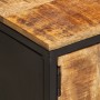 Mueble de TV madera maciza de mango rugosa 110x35x40 cm de , Almacenamiento para CD y DVD - Ref: Foro24-376043, Precio: 212,9...