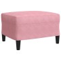 Juego de sofás con cojines 4 piezas terciopelo rosa de , Sofás - Ref: Foro24-3278364, Precio: 761,31 €, Descuento: %