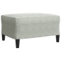 Juego de sofás con cojines 4 piezas terciopelo gris claro de , Sofás - Ref: Foro24-3278441, Precio: 642,07 €, Descuento: %