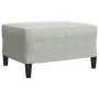 Set of sofas with 4 light gray velvet cushions by , Sofas - Ref: Foro24-3278441, Price: 655,05 €, Discount: %