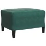Set of sofas with 3 dark green velvet cushions by , Sofas - Ref: Foro24-3278403, Price: 594,26 €, Discount: %
