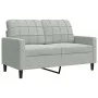 Dreiteiliges Sofaset mit Kissen aus hellgrauem Samt. von , Sofas - Ref: Foro24-3278401, Preis: 486,99 €, Rabatt: %