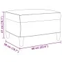 Dreiteiliges Sofaset mit Kissen aus hellgrauem Samt. von , Sofas - Ref: Foro24-3278401, Preis: 486,99 €, Rabatt: %