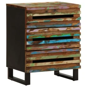 Mesita de noche madera maciza de acacia 50x34x62 cm de , Mesitas de noche - Ref: Foro24-377485, Precio: 70,79 €, Descuento: %