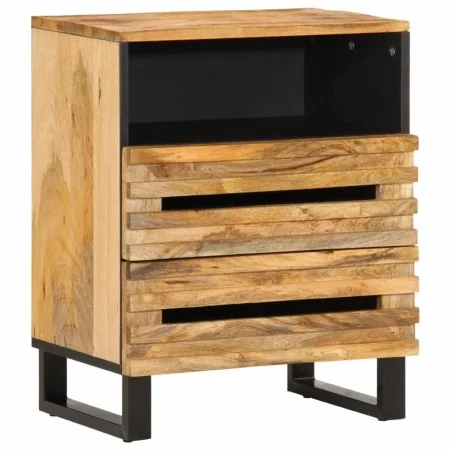Solid acacia wood bedside table 50x34x62 cm by , Nightstands - Ref: Foro24-377487, Price: 73,97 €, Discount: %