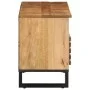 Mueble de TV madera maciza de mango rugosa 100x34x46 cm de , Almacenamiento para CD y DVD - Ref: Foro24-377514, Precio: 73,56...