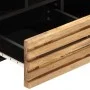 Mueble de TV madera maciza de mango rugosa 100x34x46 cm de , Almacenamiento para CD y DVD - Ref: Foro24-377514, Precio: 73,56...