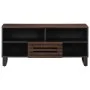 Mueble de TV madera maciza mango marrón 100x34x46 cm de , Almacenamiento para CD y DVD - Ref: Foro24-377516, Precio: 74,83 €,...