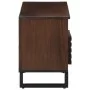 Mueble de TV madera maciza mango marrón 100x34x46 cm de , Almacenamiento para CD y DVD - Ref: Foro24-377516, Precio: 74,83 €,...