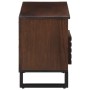 Mueble de TV madera maciza mango marrón 100x34x46 cm de , Almacenamiento para CD y DVD - Ref: Foro24-377516, Precio: 74,69 €,...