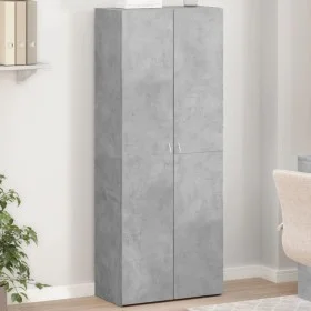 Armario archivador madera ingeniería gris hormigón 60x32x153 cm de , Armarios archivadores - Ref: Foro24-3276647, Precio: 132...