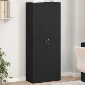 Engineered wood filing cabinet in black, 60x32x153 cm by , Filing cabinets - Ref: Foro24-3276645, Price: 133,60 €, Discount: %
