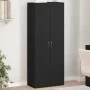 Engineered wood filing cabinet in black, 60x32x153 cm by , Filing cabinets - Ref: Foro24-3276645, Price: 133,60 €, Discount: %