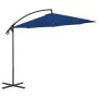 Sombrilla voladiza con poste de acero azul celeste 300 cm de vidaXL, Sombrillas - Ref: Foro24-312509, Precio: 90,52 €, Descue...