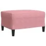 Dreiteiliges Sofaset mit rosa Samtkissen. von , Sofas - Ref: Foro24-3278504, Preis: 659,76 €, Rabatt: %