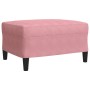 Juego de sofás con cojines 3 piezas terciopelo rosa de , Sofás - Ref: Foro24-3278504, Precio: 670,96 €, Descuento: %
