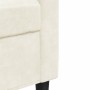 Juego de sofás con cojines 3 piezas terciopelo crema de , Sofás - Ref: Foro24-3278379, Precio: 741,67 €, Descuento: %