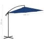 Sombrilla voladiza con poste de acero azul celeste 300 cm de vidaXL, Sombrillas - Ref: Foro24-312509, Precio: 90,52 €, Descue...