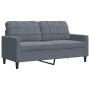Set of sofas with 4 dark gray velvet cushions by , Sofas - Ref: Foro24-3278462, Price: 695,07 €, Discount: %