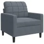 Set of sofas with 4 dark gray velvet cushions by , Sofas - Ref: Foro24-3278462, Price: 695,07 €, Discount: %