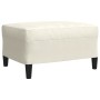 Juego de sofás con cojines 4 piezas terciopelo crema de , Sofás - Ref: Foro24-3278469, Precio: 803,56 €, Descuento: %