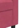 Juego de sofás con cojines 2 piezas terciopelo rojo tinto de , Sofás - Ref: Foro24-3278495, Precio: 531,55 €, Descuento: %
