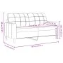 Zweiteiliges Sofaset mit roten Samtkissen. von , Sofas - Ref: Foro24-3278495, Preis: 531,55 €, Rabatt: %