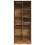 Armario de madera de ingeniería madera envejecida 80x50x200 cm de , Armarios roperos - Ref: Foro24-3307763, Precio: 183,96 €,...