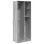 Armario de madera de ingeniería gris Sonoma 80x50x200 cm de , Armarios roperos - Ref: Foro24-3307761, Precio: 144,91 €, Descu...