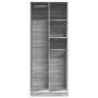 Armario de madera de ingeniería gris Sonoma 80x50x200 cm de , Armarios roperos - Ref: Foro24-3307761, Precio: 144,91 €, Descu...
