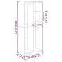 Armario de madera de ingeniería gris Sonoma 80x50x200 cm de , Armarios roperos - Ref: Foro24-3307761, Precio: 144,91 €, Descu...