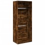 Armario madera de ingeniería color roble ahumado 80x50x200 cm de , Armarios roperos - Ref: Foro24-3307796, Precio: 145,88 €, ...
