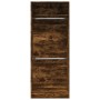 Armario madera de ingeniería color roble ahumado 80x50x200 cm de , Armarios roperos - Ref: Foro24-3307796, Precio: 145,88 €, ...