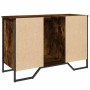 Armario lavabo baño madera ingeniería roble ahumado 91x35x60 cm de , Muebles de baño - Ref: Foro24-848661, Precio: 89,99 €, D...