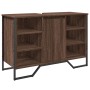 Armario lavabo baño madera ingeniería marrón roble 91x35x60 cm de , Muebles de baño - Ref: Foro24-848668, Precio: 84,07 €, De...