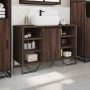 Armario lavabo baño madera ingeniería marrón roble 91x35x60 cm de , Muebles de baño - Ref: Foro24-848668, Precio: 84,07 €, De...