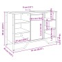Armario lavabo baño madera ingeniería marrón roble 91x35x60 cm de , Muebles de baño - Ref: Foro24-848668, Precio: 84,07 €, De...