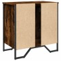 Armario lavabo baño madera ingeniería roble ahumado 60x35x60 cm de , Muebles de baño - Ref: Foro24-848656, Precio: 57,51 €, D...