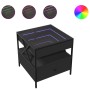 Mesa de centro con Infinity LED negro 50x50x51 cm de , Mesas de centro - Ref: Foro24-847712, Precio: 90,31 €, Descuento: %