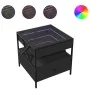 Mesa de centro con Infinity LED negro 50x50x51 cm de , Mesas de centro - Ref: Foro24-847712, Precio: 89,20 €, Descuento: %